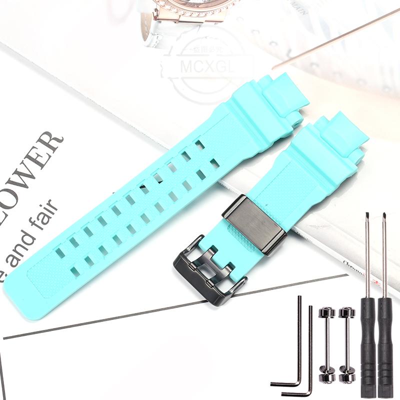 Resin Band Suitable For Casio G-shock GW-4000 GA-1000 GW-A1000 GW-A1100 G-1400 Color Rubber Waterproof Watch Chain Accessories