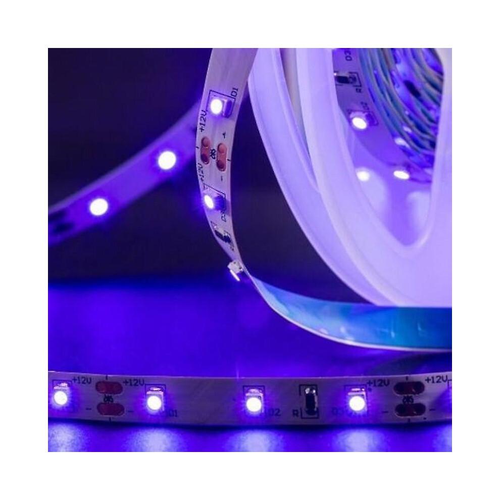 5M 24W Deepdream Black Light Uv 395 400Nm 3528 Smd Flexible Led Strip Dc12v Purple Meters String Lights