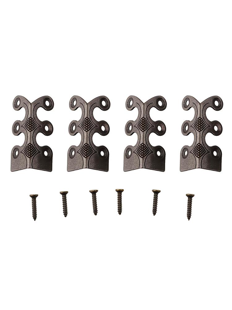 Baseboard Protectors Brass Corner Guards Easy Installation Metal Corner Protectors Multipurpose Use For Dressers