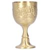 Brass Brass Goblet Embossed Rose Small Goblet Goblets & Chalices Wine Goblet  Bar Use