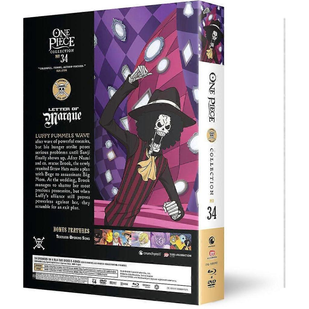 One Piece: Collection 34  [Blu-Ray Region A: USA] With DVD USA import
