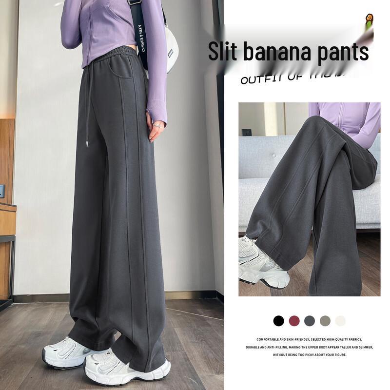 Women's High-Waist Wide-Leg Banana Pants
