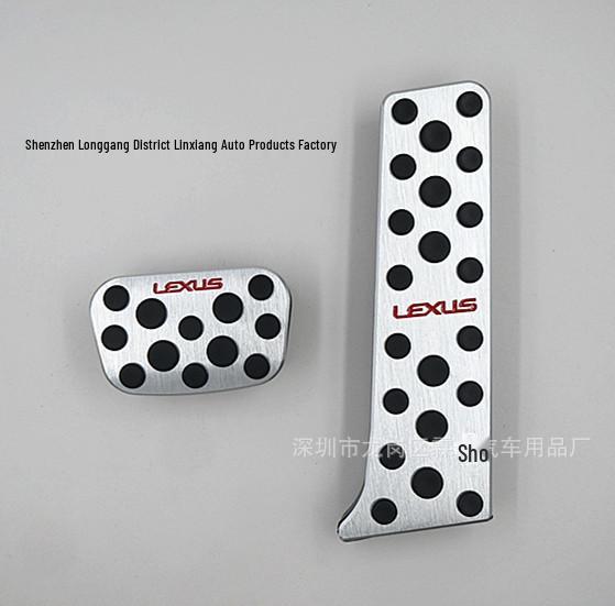 Passt: '19 Lexus UX Aluminiumlegierung Anti-Rutsch Pedale, Gaspedal, Bremspedal.
