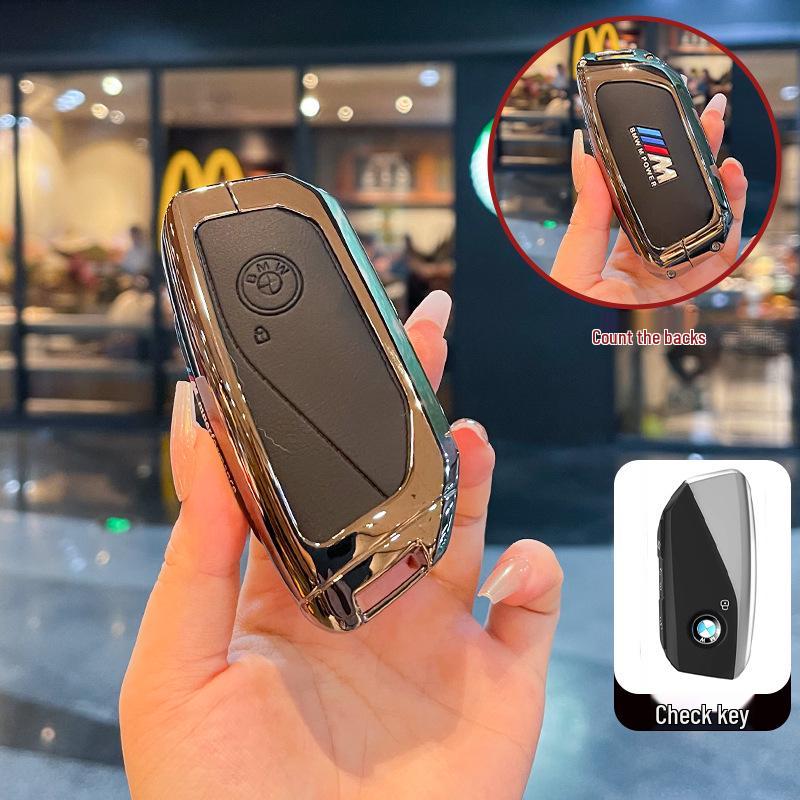 BMW Key Cover: Fits 1, 2, 3, 5 Series; I3, X1, X3, X5, iX3 Models with Blade Buckle