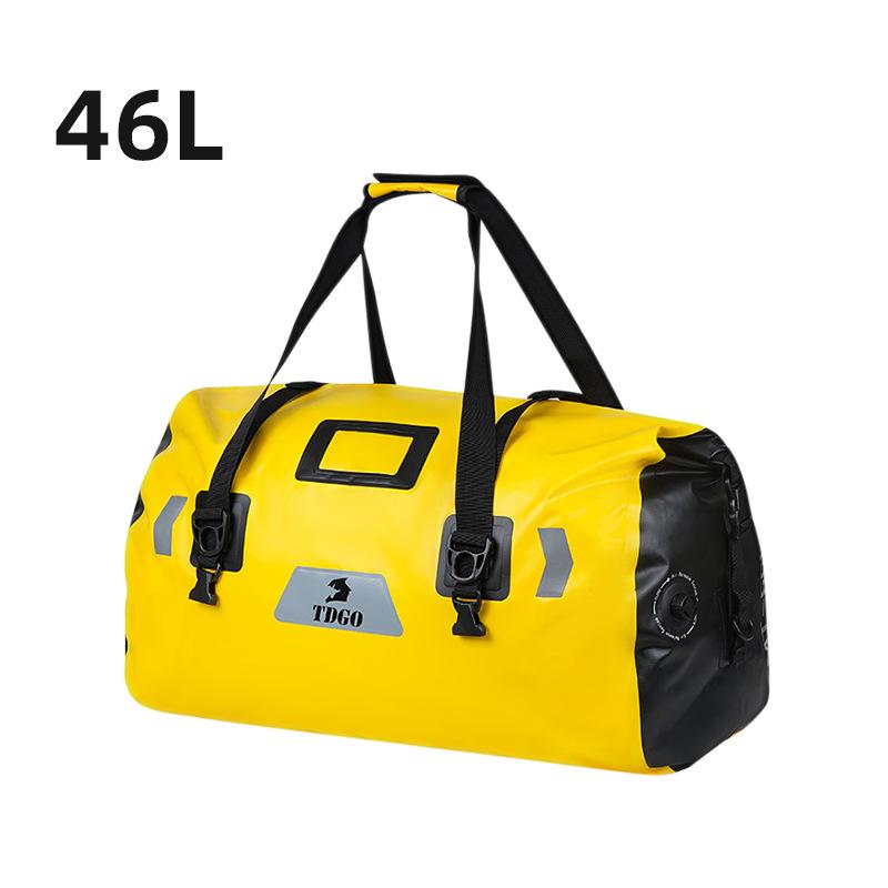 Waterproof Motorcycle Tail Bag, Knight Touring Luggage Rear Seat Pack Side Pannier Dry Bag for Long Rides