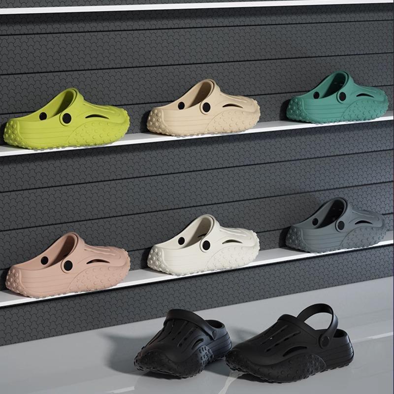 Fashion Smile Pop Super Thick Sole Men's Sandals Soft EVA Cloud Sandals For Men Summer Outdoor Cozy Fashion Casual Non-slip Beach Shoes