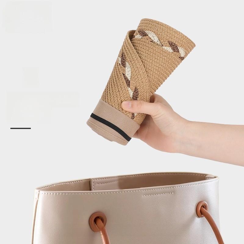 Summer Straw Hat With Wide Brim For Outdoor Sun Protection And Casual Style