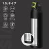SANTECO 1.5 Liter Thermos 1500ML Stainless Steel Water Bottle, Vacuum Insulated, Perfect for Sports, Keeps Cold or Hot, Easy To Clean, Direct Drink Co