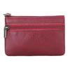 Women's Leather Coin Purse & Card Holder - Crazy Horse Leather Zippered Key Bag, Wear-Resistant Backpack Coin Storage