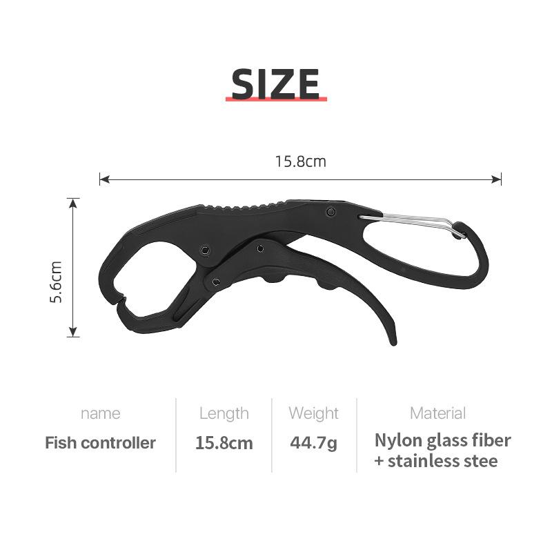 

Micro Fish Control Device Luya Mini Fish Mouth Pliers Clamp Plastic Fiberglass Additive Long Outdoor Fish Control Pliers Outdoor
