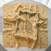 70cm Square Scarfs Retro Ptint Headscarf Women Foulard Banana Head Scarf Female Hijab Soft Satin Neckerchief