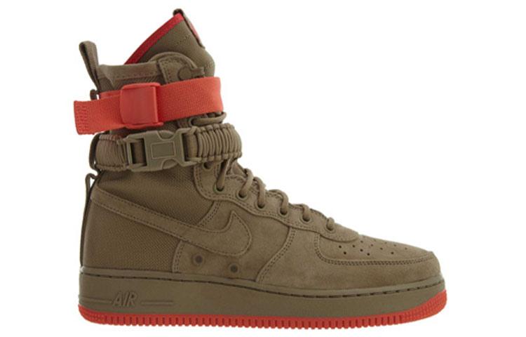 Nike Sf Af1 Khaki Khaki Rush Coral 864024-205