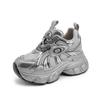 Inner height increase dad shoes women's spring 2025 new casual sports shoes women's versatile platform fashion women's shoes