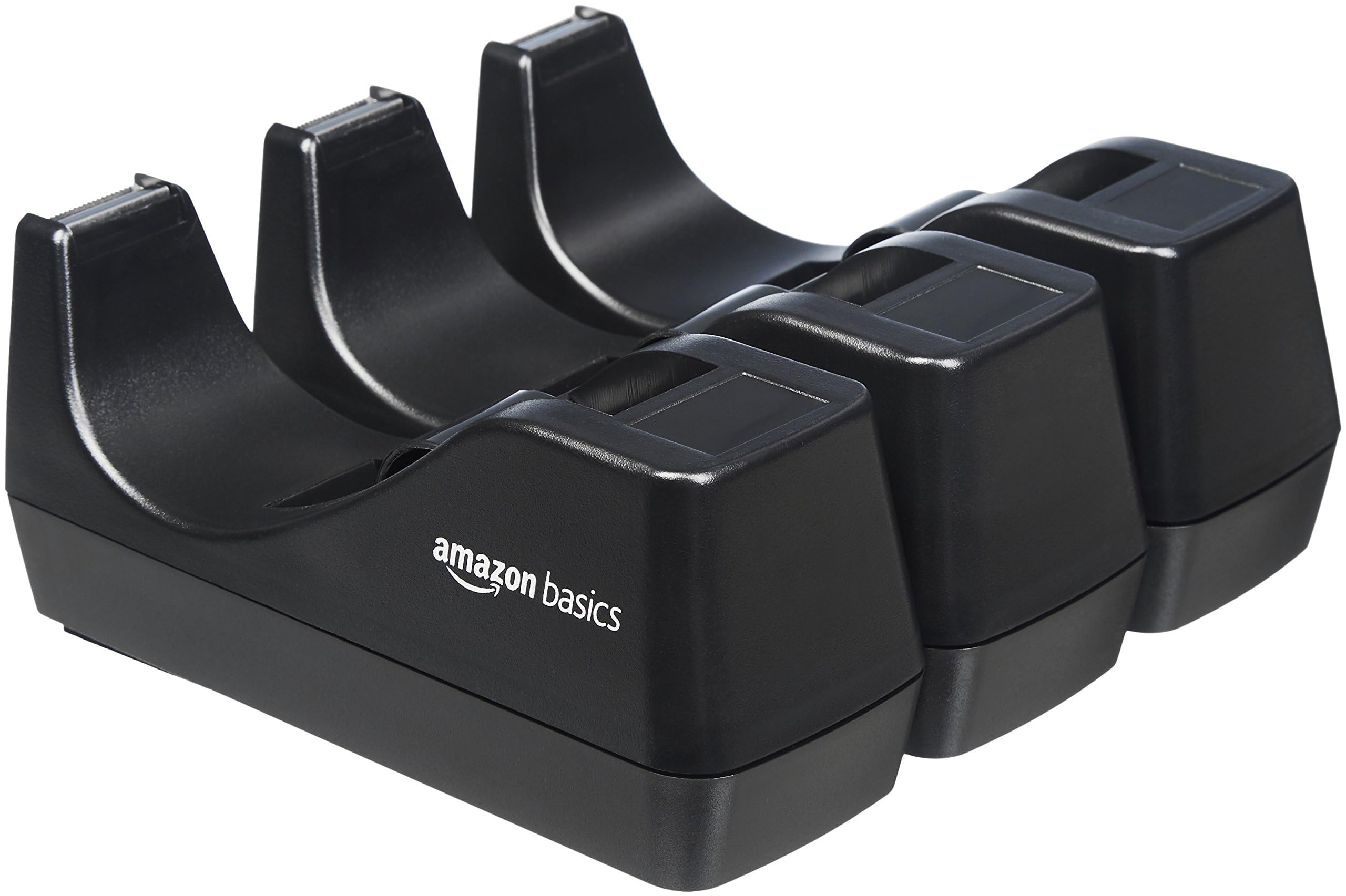 

Amazon Basics Tape Dispenser for Office and Home Use, Pack of 3