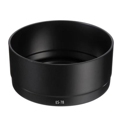 ES-78 Gegenlichtblende für Canon EF 50mm f/1.2L USM Objektiv(Schwarz)
