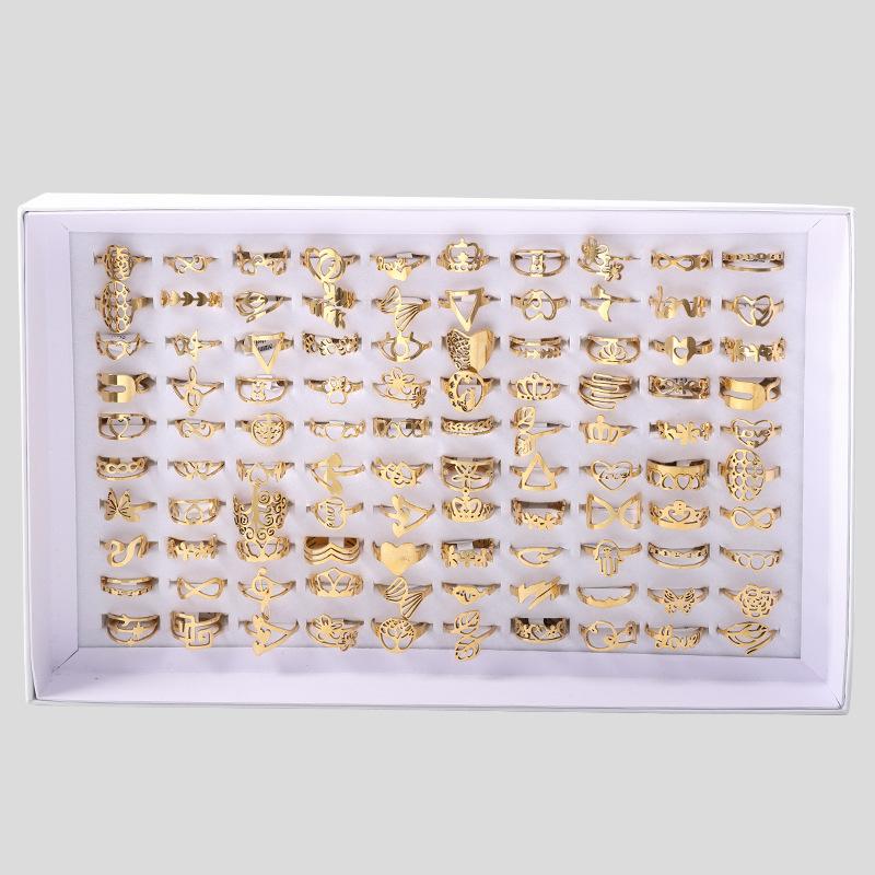 5шт кольцо из нержавеющей стали кольцо из титановой стали на указательный палец модное — фото 13