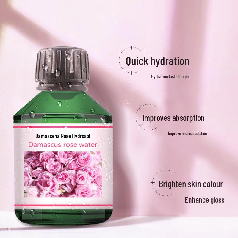 Malaysia Damascus Rose Hydrosol: Hydrating Toner and Moisturizing Dew in a Large Bottle