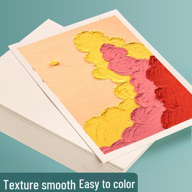 Thickened Square Oil Pastel Paper: Children's Doodle & Drawing Set