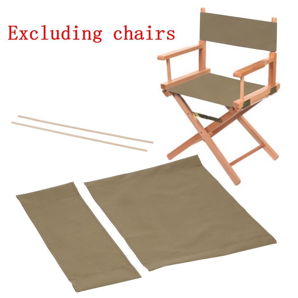Chair Cover Dustproof Waterproof Oxford Cloth Replacement Cover For Director Club Seat Khaki