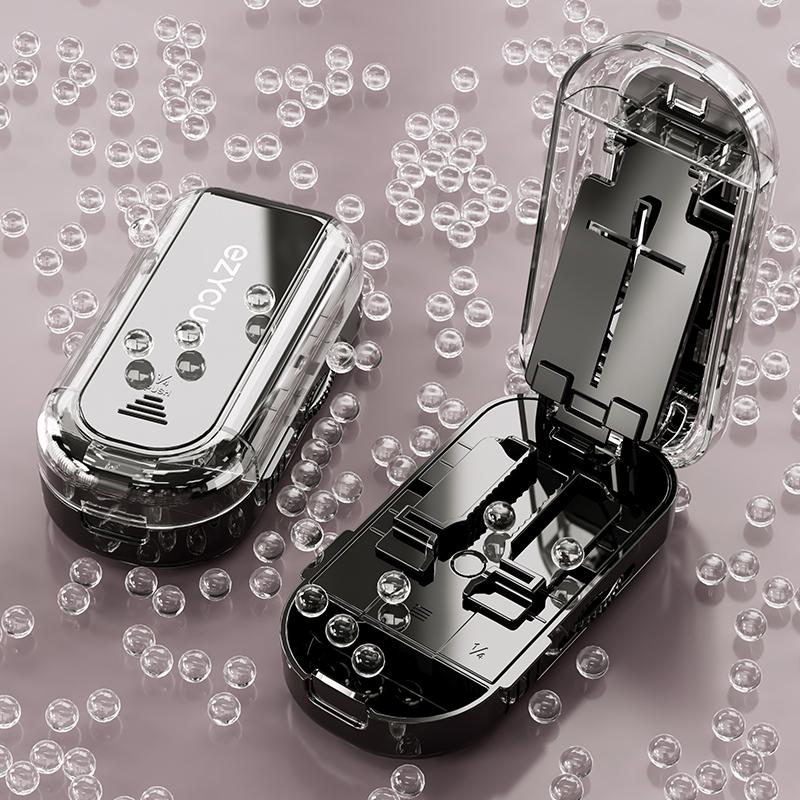 New 2/3/4 Tablets Pill Cutter Storage Box Tablet Dust-Proof Divider Small And Portable Suitable For Home And Daily Travel