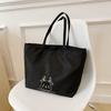Large Capacity Fashion Tote Bag Women's New Versatile Casual Shoulder Bag College Student Class Commuter Bag