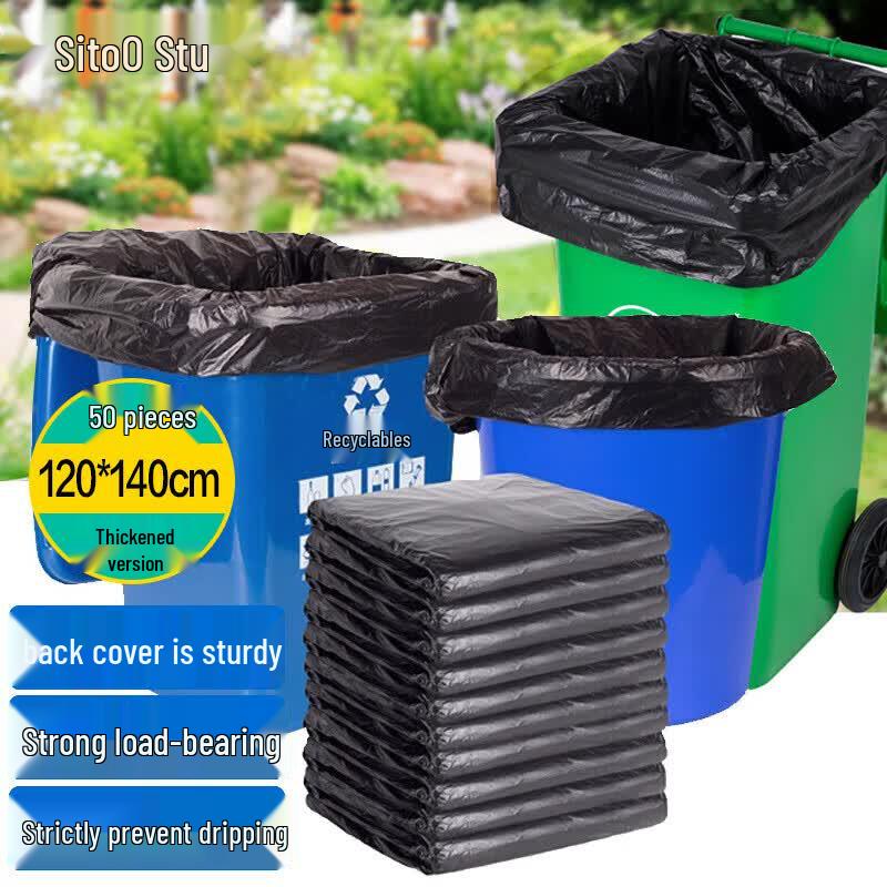 Heavy-Duty Degradable Commercial Garbage Bags