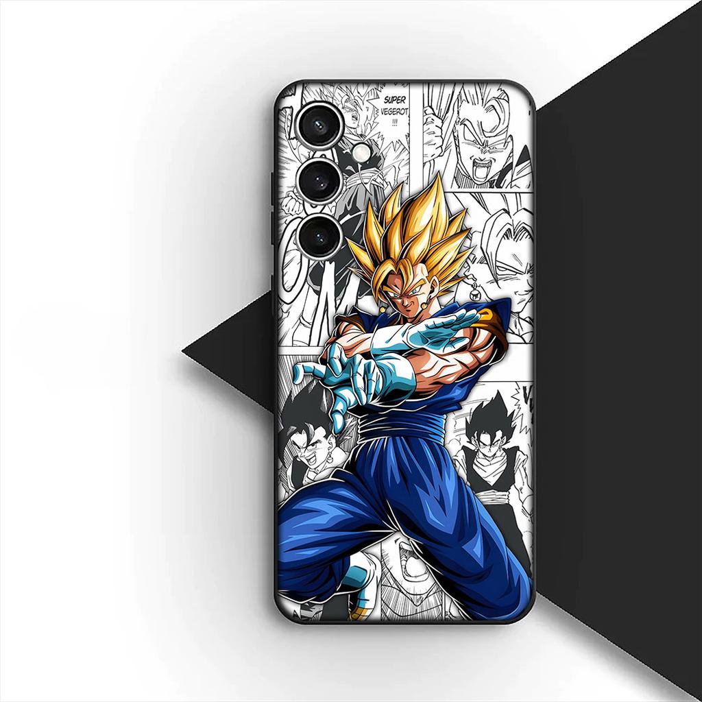 Cover for Motorola Moto G86 G57 E14 E15 G14 G34 G67 G84 G24 A54 G15 Power E22 Casing Phone Case Cartoon Dragon Gokus Ball Vegeta
