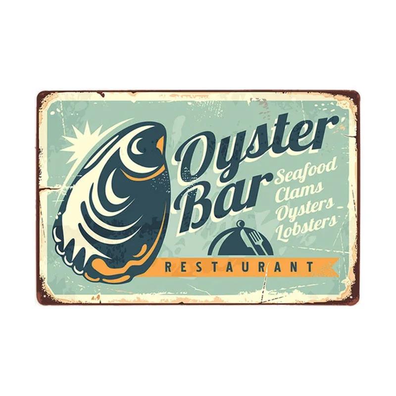 Fried Chicken,Cake,Cheese, Beef Steak Metal Tin Sign Vintage Plate Plaque Iron Painting Pin Up Wall Decor For Restaurant Kitc