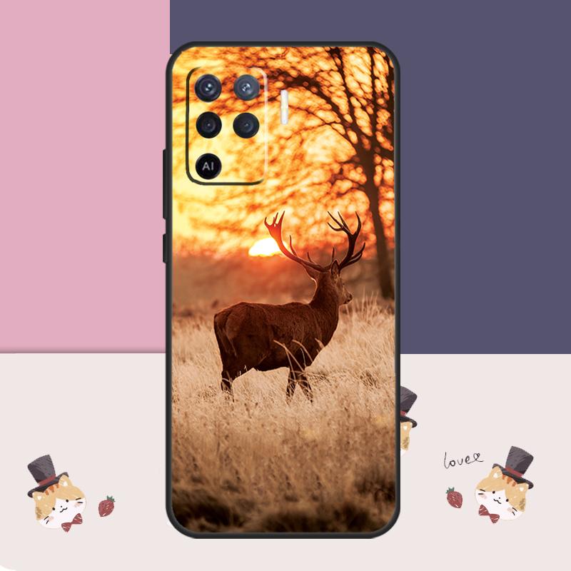 

Deer Hunting Camo Case For Oppo A76 A96 A16 A60 A98 A58 A78 A18 A38 A80 A40 A77 A57 A17 A74 A54 A94 A15 A5 Pro OPPO A5 Pro 5G