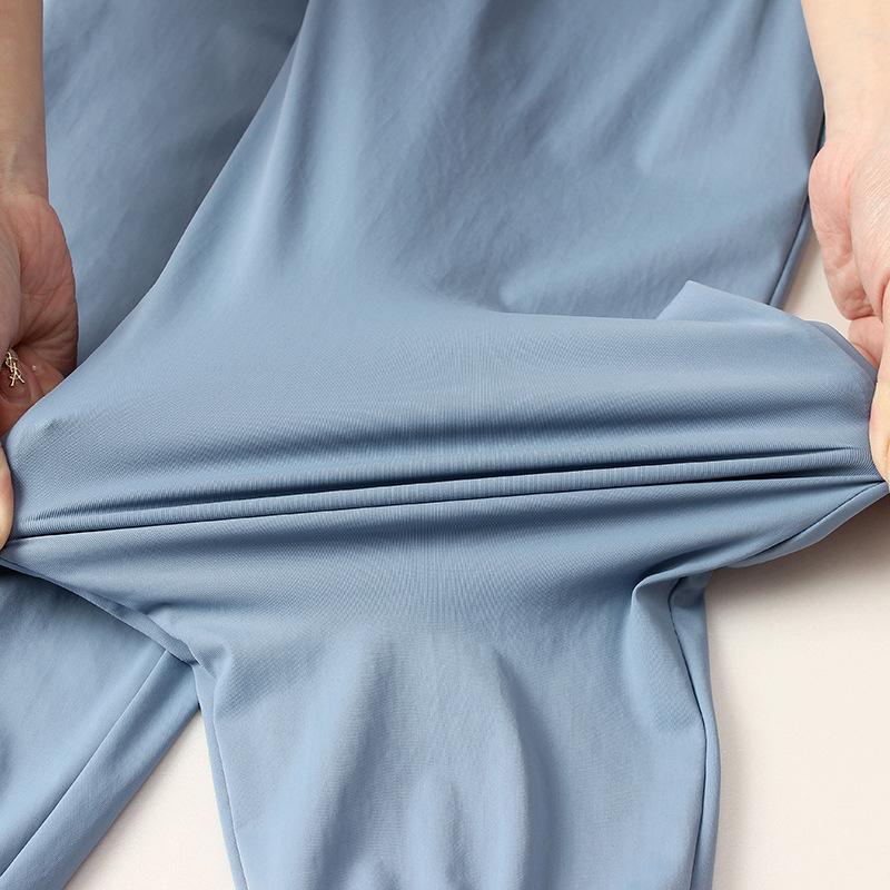 Children's Summer Pant Korean Version Lightweight Quick Drying Kids Ice Silk Trousers For Boys Girls 4-13 Years Wear