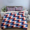 Zigzag geometric chevron pattern. Bedding sets Duvet cover sets Duvet covers Pillowcases(1 * Duvet Cover 2 * Pillowcases, without duvet insert)