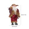 30/40cm Santa Claus Standing Doll Christmas Tree Decorations Home Wedding Party Supplies Plush Ornaments Children Xmas Gift