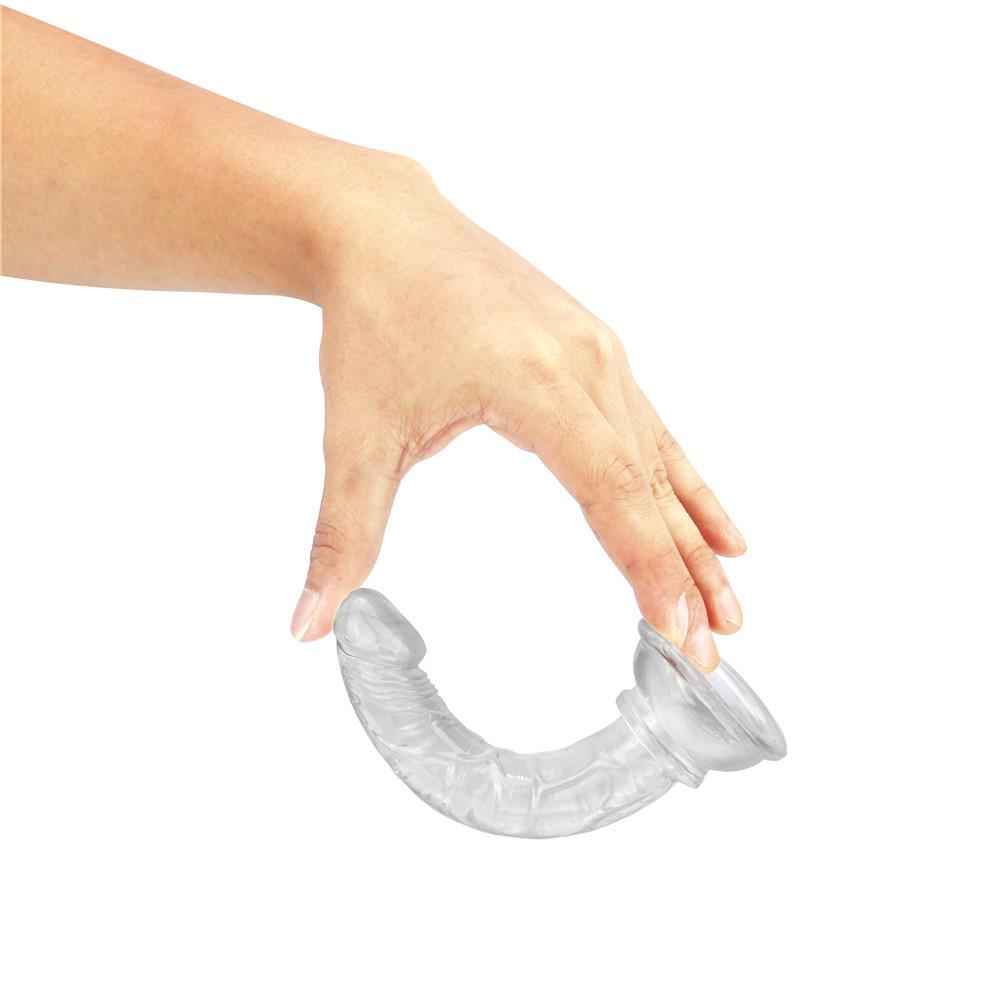 YUELVE G Spot Realistic Jelly Dildo with Strong Suction Cup Flexible Penis Harness Compatible Anal Adult Sex Toys for Women