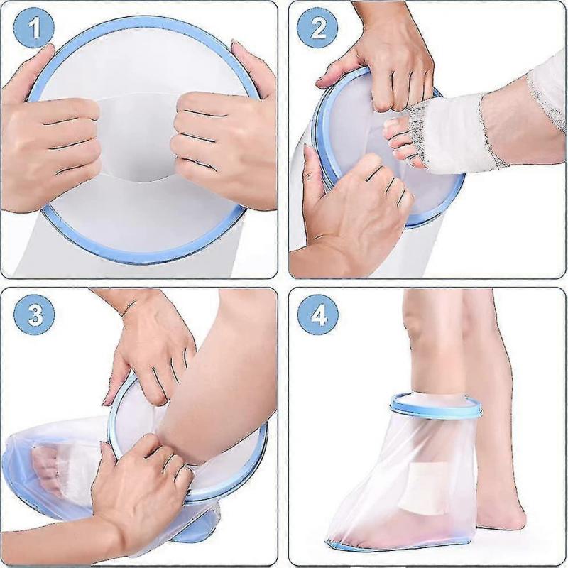 Foot Cover For  Shower, Non-slip Waterproof Ankle Cast Protector For  Toe, Ankle Gift