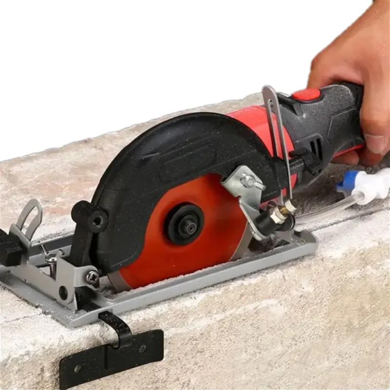 Dust Free 45° Adjustable Cutting Depth Positioning Bracket Angle Grinder Retrofit Cutting Machine Slotting Base for 100-125MM