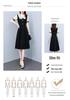 Plus Size Elegant Slimming Dress - Short Sleeve, Two-Piece Look, Summer Fashion.