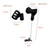 Wireless Microphone Clip & Stand for Alto/Tenor Saxophone - Musical Instrument Accessory