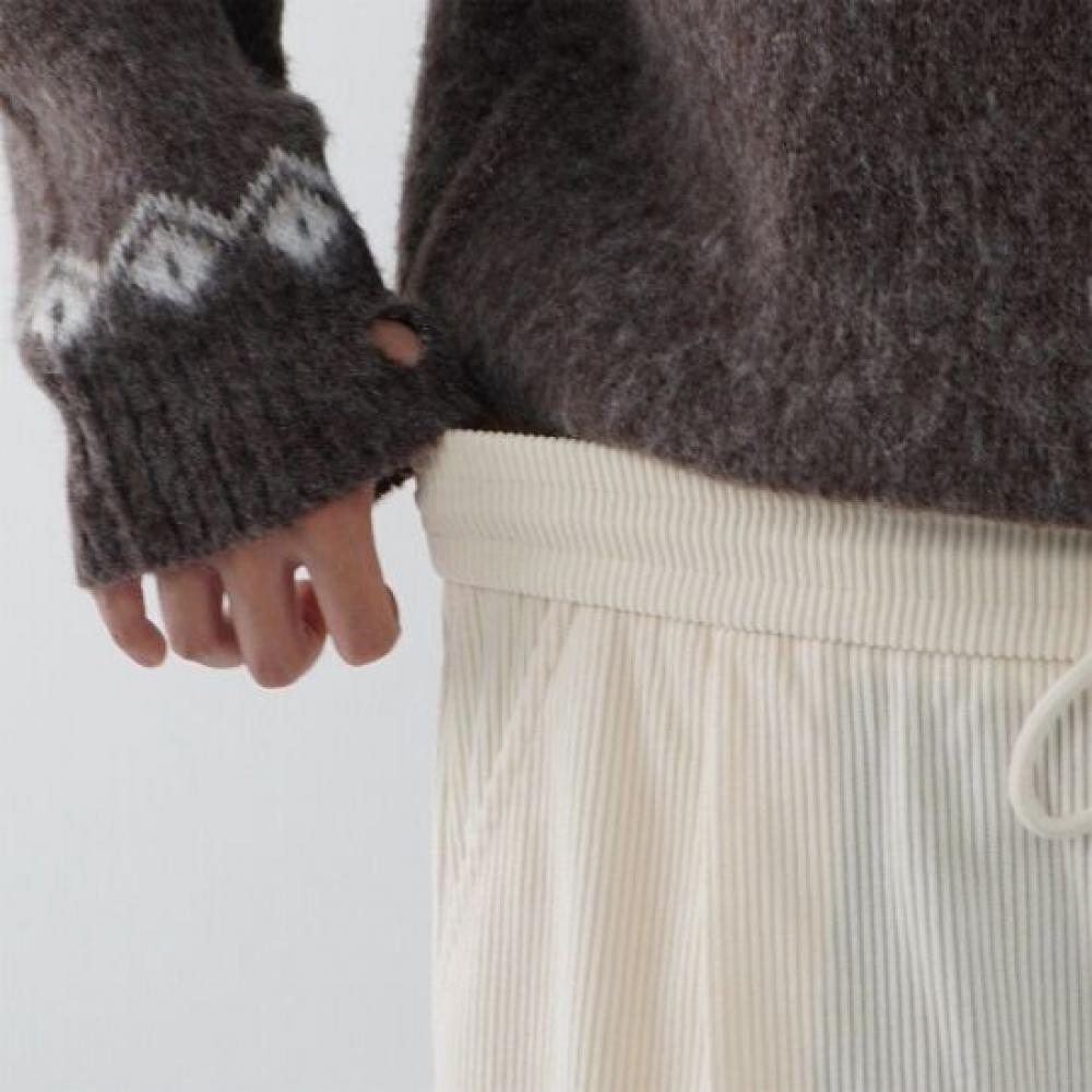 Onl Men S Long Pin Tuck Fleece Corduroy pantS