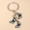 Cute Colorful Butterfly  Enamel Flying Animals Key Chains For Women Girls Accessorie Handmade Jewelry Bag Charm