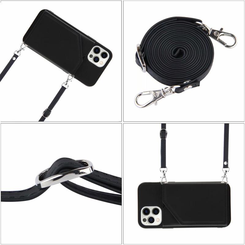 Slim PU Leather Phone Case With Card Slots Stand IPhone 14 Pro Max 13 Mini SE Shockproof Wallet Cover