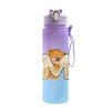 Cartoon Letter Printed Lovely A-Z 750ml Water Bottle Large Capacity Drinking Cup Portable Outdoor Sports Water Cup Children Gift