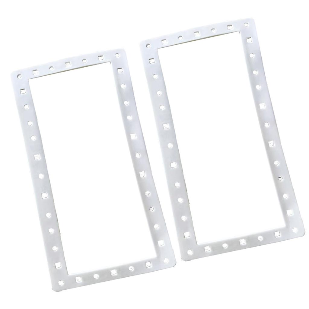 2Pcs Wide Mouth Swimming Pool Skimmer Seal Replacement for SPX1091GW SP1091LX Wide Mouth Silicone Seal Above Ground Pool