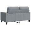 Vidaxl Sofa 2-Osobowa, Jasnoszara, 120 Cm, Tapicerowana Tkaniną