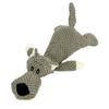 Cute Plush Dog Squeaky Toy Soft Corduroy Pet Chew Toy for Puppy Interactive Teething