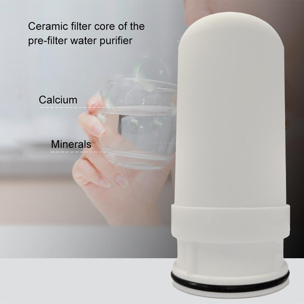 4 Pcs Replacement Ceramic Faucet Tap Water Filter Purfier Cartridge Durable Gift for Home Kitchen Housheold Easy To Use Filter