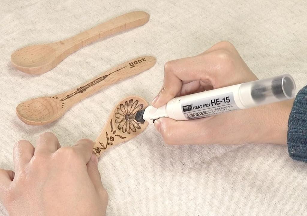 Taiyo Electric Industry (goot) Heat Pen HE-15 Quick Cutting [Thread Cutting] [Thread Stopping] [Burning] Includes 2 Replacement Tips