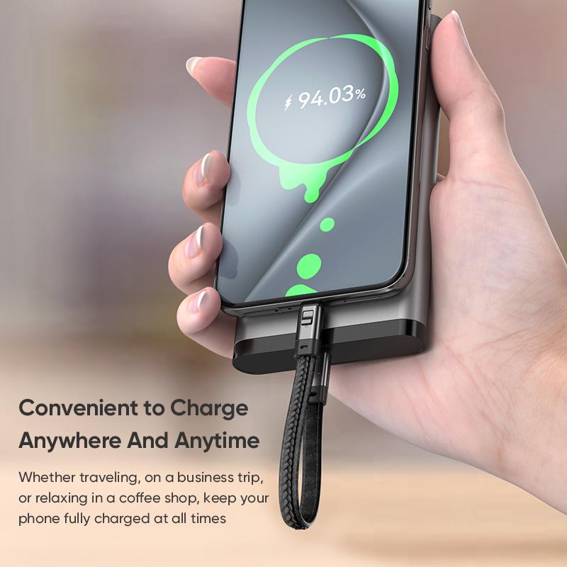 240W USB C to Type C Cable for MacBook PD3.1 Fast Charging 2-IN-1 Portable Phone Lanyard Data Cable For iPhone Samsung Xiaom S25