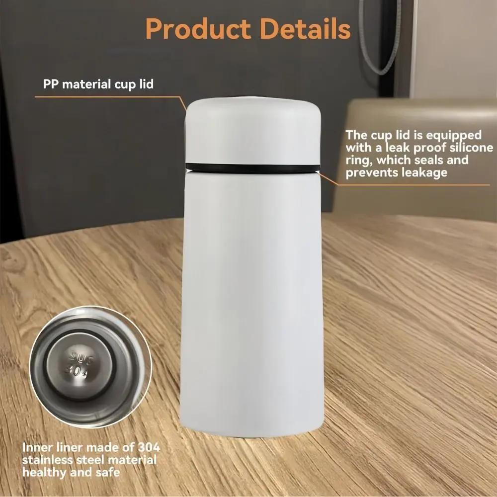 Practical Mini Thermos Cup 160ml Capacity Stainless Steel Pocket Thermos Travel Design Portable Water Cup For Coffee and Water
