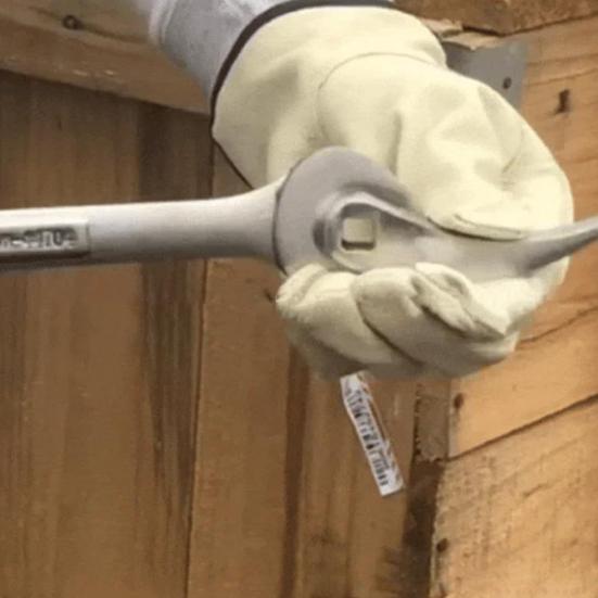 1/2Pcs Crowbar Adapter Head Heavy-Duty Lifting Tool Hardened Open-end Wrench Heavy-Duty Crowbar