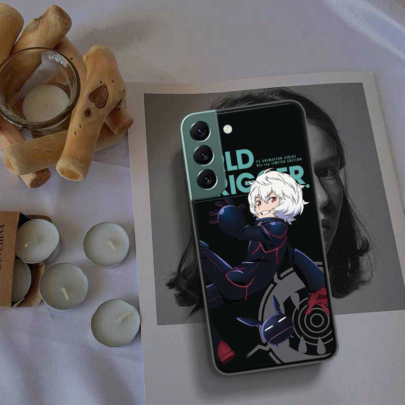 World Trigger Kuga Yuma Etui na telefon Samsung A02 A03 A03S A04 A04S Galaxy A55 A35 A25 A15 S10 Lite A9 A8 A7 A6 Plus A90 A80 Co
